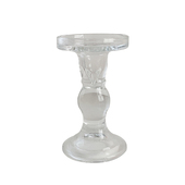 极速ins法式 罗马柱玻璃烛台摆件创意烛光晚餐台座皇X冠香薰蜡烛小