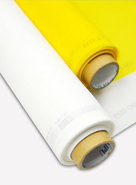 极速丝印网布制版白色黄色油墨印刷纱布涤纶薄纱印V花模板制版材