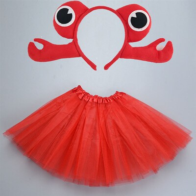 极速Kartun Anak-anak Anak-anak Hewan Ikan KepitRing Kostum I