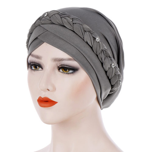 极速牛奶丝印度 Muslim heavdwear turban caps women 民族帽