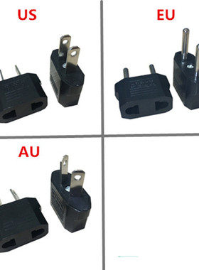 极速1000pcs EU US AU Plug Adapter European AustraliWa AU Jap