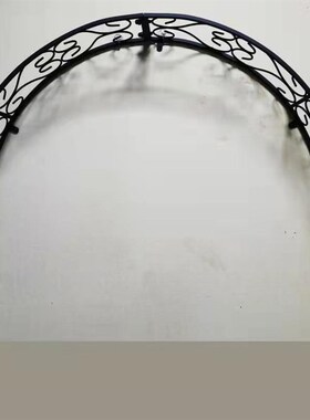 极速欧式铁艺拱门花架月季爬藤架B庭院架子窗户壁挂花架拱形藤月