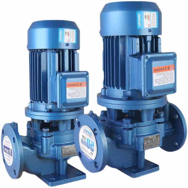 极速G管道离心泵工业管道泵380V立式增J压泵热水循环泵三相离心泵