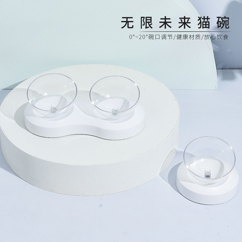 极速猫碗单碗猫食盆猫盆猫咪饭碗水碗保护颈椎防打U翻饭盆宠物猫