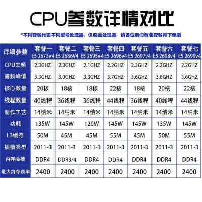 极速E5 2673V4i 2686V4 2695V4 2696V4 2697V4 2698V4 2699V4CPU2