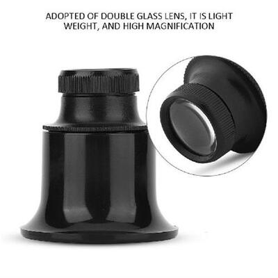 极速1/2/3pcs 20X Jewelers vEye Loupe Loop Magnifier Magnifyi
