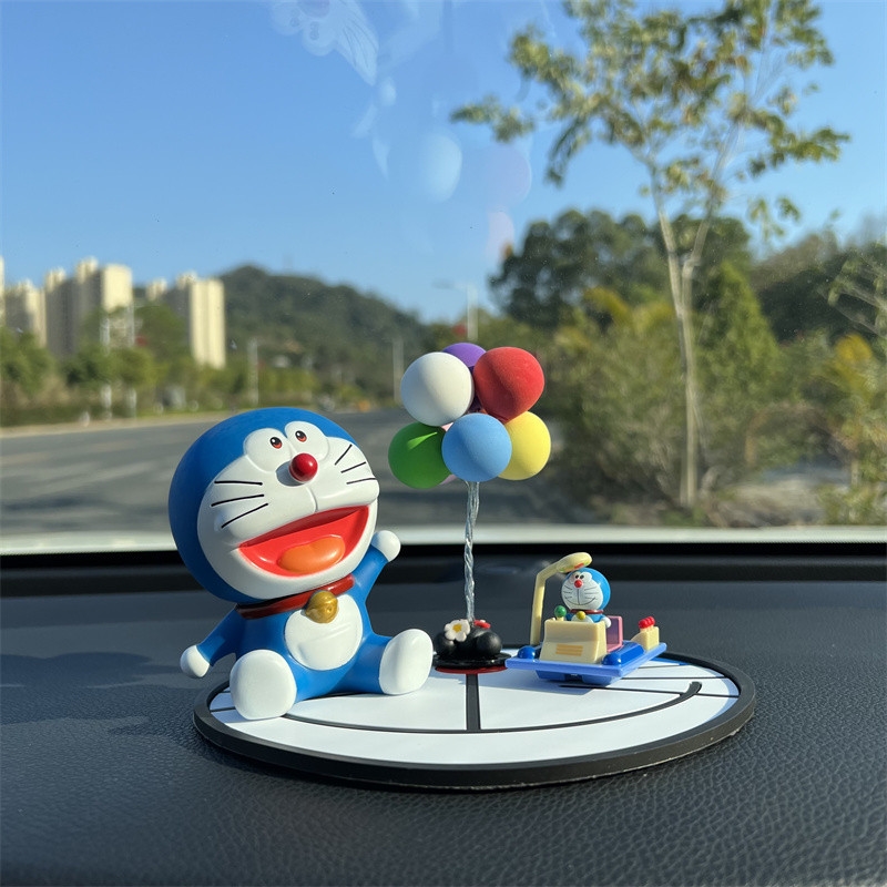 极速蓝胖子汽车摆件哆啦A梦车载摆件车内L装饰品机器猫中控台车内