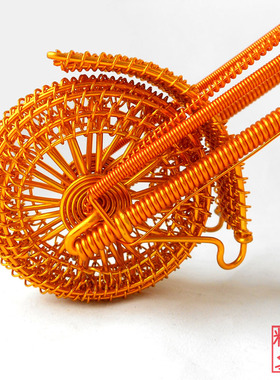 极速铝线经典款手工大哈雷摩托z车金属丝编工艺单车自行车汽车轮