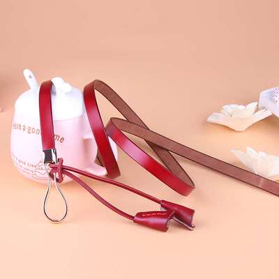 极速Leather belt fmashion paint finish womens belt alloy bu