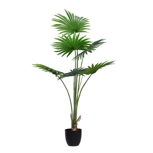 极速北欧风格仿真绿植蒲葵假绿植物室内家居Q装饰落地棕榈树跨境