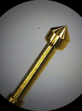 极速0.68/0.9圆锥头探针 PA50-E2测试针 I0#零号弹簧针 16.55aMM