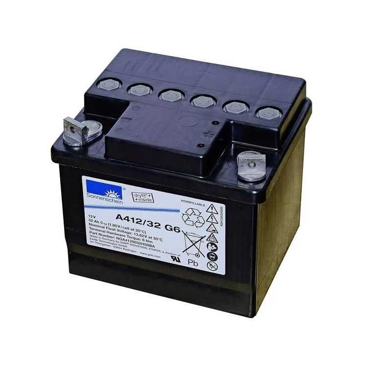 德国阳光蓄电池A412/32G6 12V32AH Sonnensetlin直流屏后备电源用