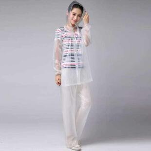 薄款 超薄雨w披透明儿童雨衣旅游加厚加肥连体男 套装 极速雨衣雨裤