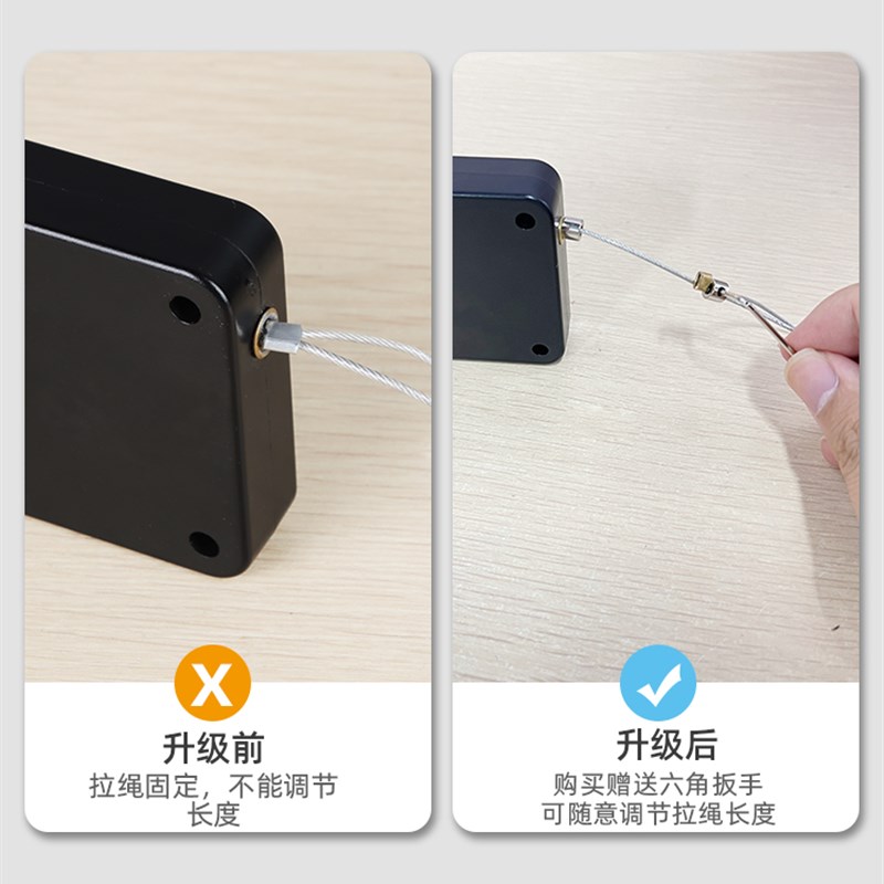 极速。闭门器自动闭合免打孔家y用缓冲关门铁拉门推拉隐藏式拉绳