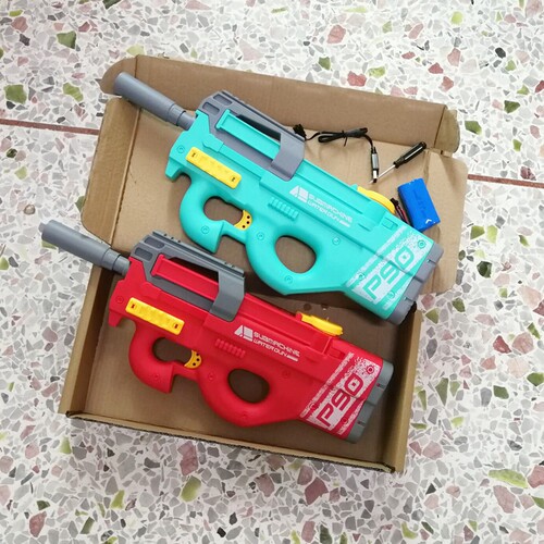 极速P90电动大容量n水枪夏天户外儿童连发高压全自动戏水户外儿童