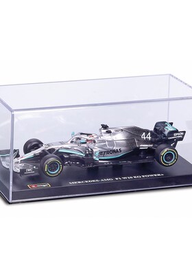 极速Bburago 1:43 2019 W10 #44 F1 Formula Car Static Die. Cas
