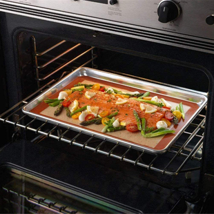 极速Reusable Silicone Baking Mats Non-StKick BBQ Grill Mat P
