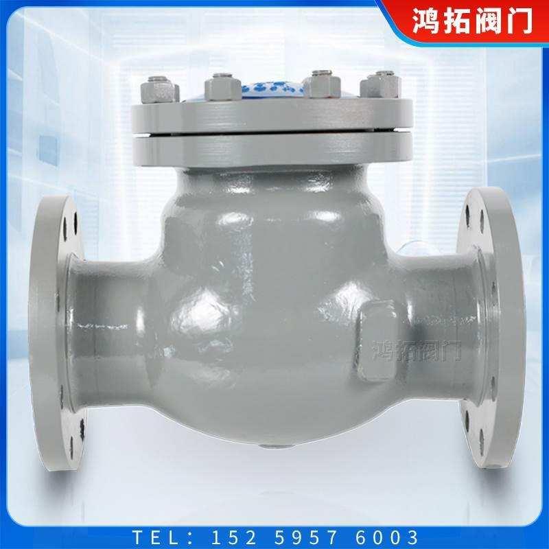 极速H44H-1g6C铸钢碳钢法兰旋启式止回阀单向止逆阀DN50 80 100 2