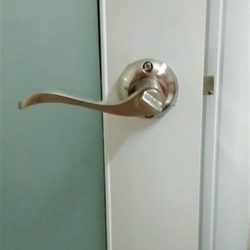 极速通用型卫生间浴室家用洗手间无钥匙三K杆式玻璃门锁厕所把手