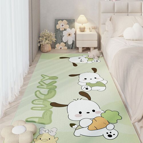 极速地毯卧室可睡l可坐少女牀边毯儿童房间学习桌地垫客厅书桌牀