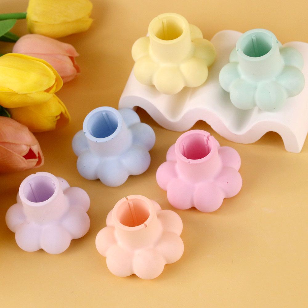 极速Round Candle Hnolder Silicone Mold Nordic Candlestick Ce