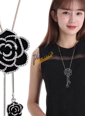 极速毛衣链长款大气百搭秋冬气质女士棉衣挂件挂饰吊Y坠衣服配饰