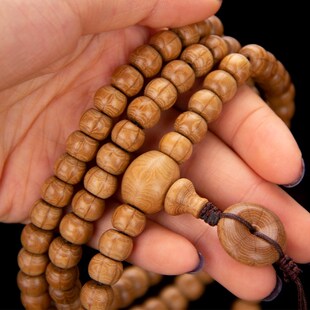 极速藏式六道木i手串佛珠饰品男女原木老料手串散珠108文玩念珠配