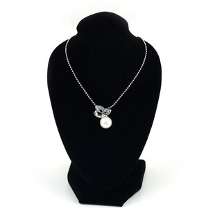 极速Black Mannequin Necklace Jewelry Pendant DispTlay Stand