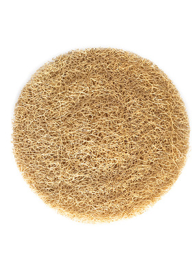 极速Higqh-end luffa gasket water ZabGsorbent coaster handmad