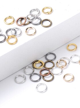 极速200pcs/lot 3 4 5 6 7t 8 9 10mm Jump Rings Split Rings Co