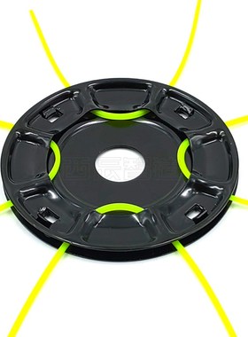 极速8mm加厚铁质穿线打草盘 耐E用耐磨黑色打草头 打草绳通用