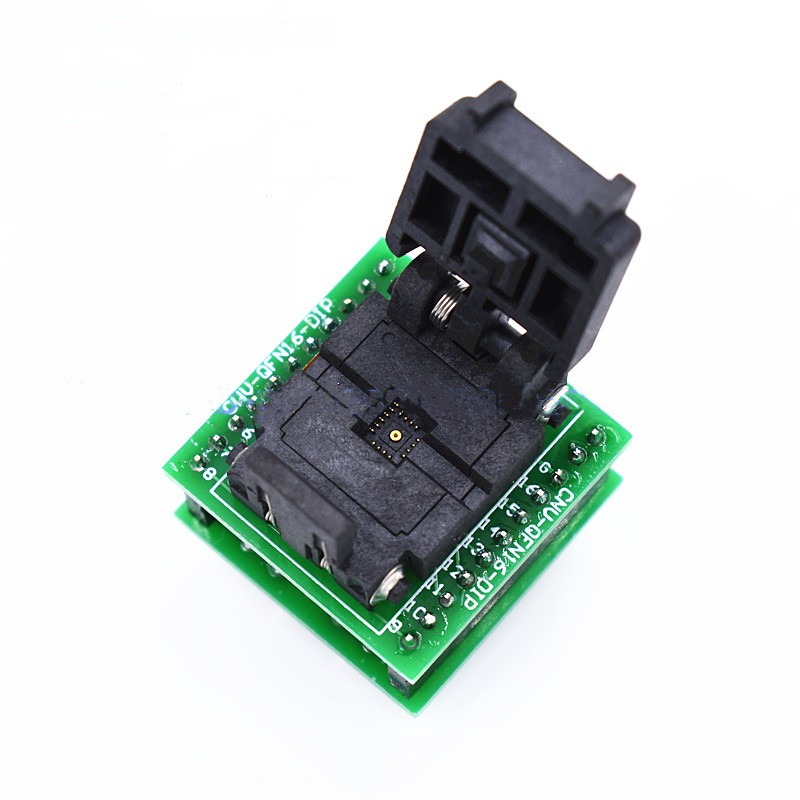 极速16QN65S14040/MLP/MLF/QFN16烧录夹具4XQ4MM适配IC芯片老化测
