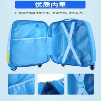 极速。可爱的行李箱儿童少寸便携箱男少儿男童P卡通女拉杆箱小孩