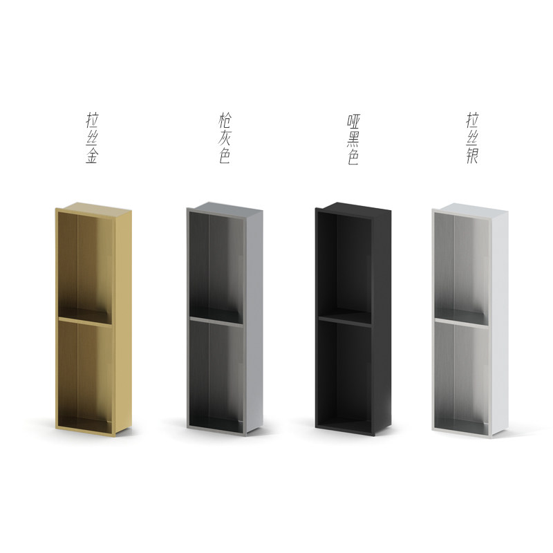 极速不锈钢简约暗装壁p龛定制嵌入埋墙浴室壁坑层板壁垅收纳壁柜,家装主材,浴室边柜,淘宝优惠券,粉丝福利购,淘宝优惠卷