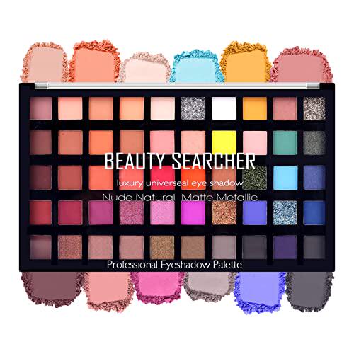 新品Ultra Colorful 50 Colors Eyeshadow Palette  Matte ZShimm