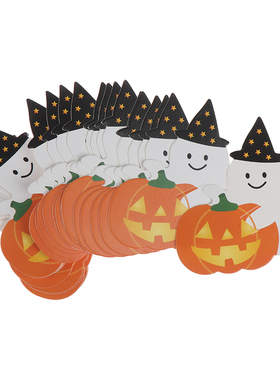 极速50pccs/lot DIY Halloween Gift Candy Decorations Cute Gho