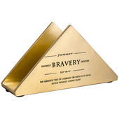 极速轻奢立式 餐巾纸夹北欧ins西餐厅咖啡厅酒店收纳X纸巾盒三角纸