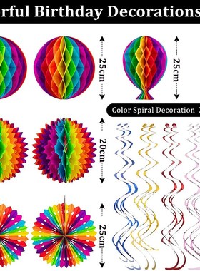 极速.Colorful birthday party decoraFtion set shopping mall w