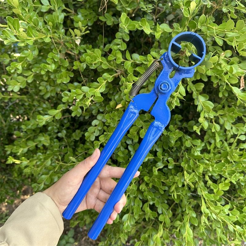 热销旱烤烟扒烟皮专用剥皮夹子树皮环剥J器家用一体焊接人工农用