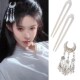 现货速发古风妆造病弱美人流苏步摇发夹简约U型发钗盘发簪子国风