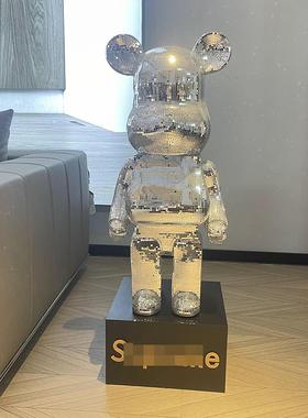 网红卡通暴力熊存钱罐现代简约电视柜轻奢大号落地创意装饰品摆件