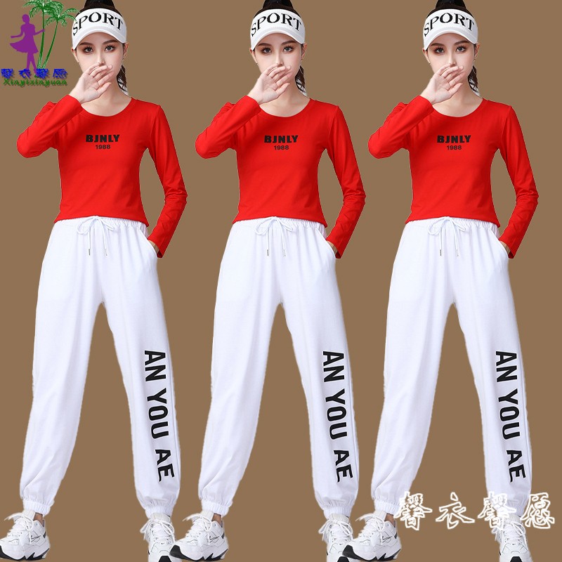 速发鬼步舞动场舞服装 新款长袖杨丽萍跳舞表演套装 演广舞蹈运出