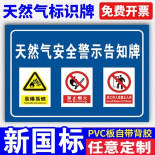 液化石油气安全警示告知牌 煤气天然气安全化学品周知卡当心煤气中毒易燃易爆严禁烟火使用操作规程标识标志