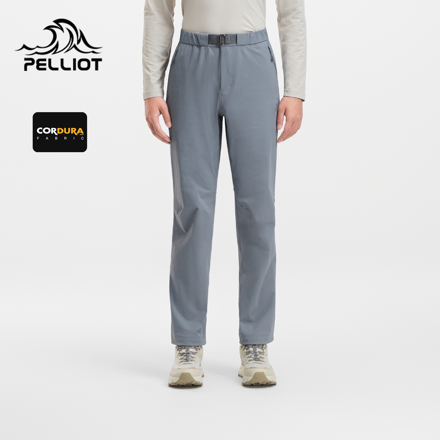 伯希和户外软壳裤男防风耐磨