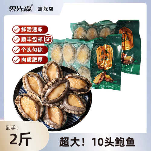【交个朋友】贝先森鲍鱼鲜冻海鲜水产食材