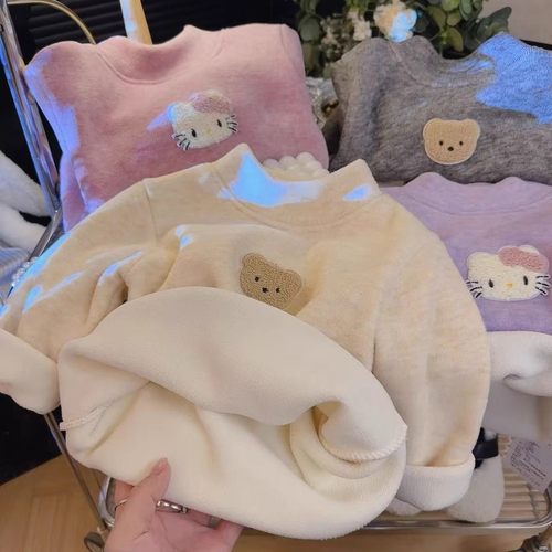 【双11福利】儿童男童女童半高领保暖内搭上衣中小童长袖打底衫qy