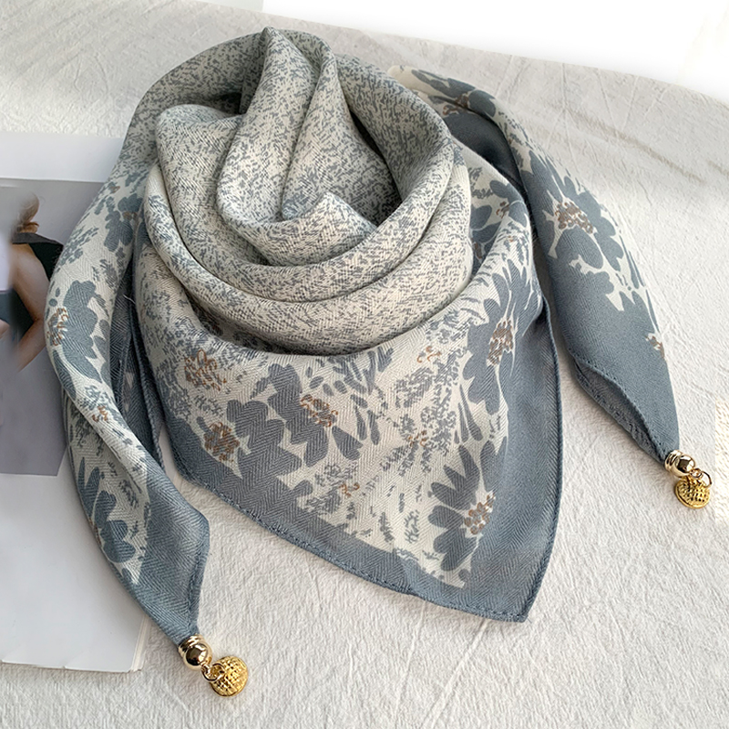 丝巾系脖高级感磁吸扣春秋