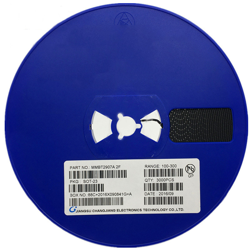 新品贴片三极管 MMBT2907 2F三极管 SOT23 0.6A/40V PNPH. 晶体管图片