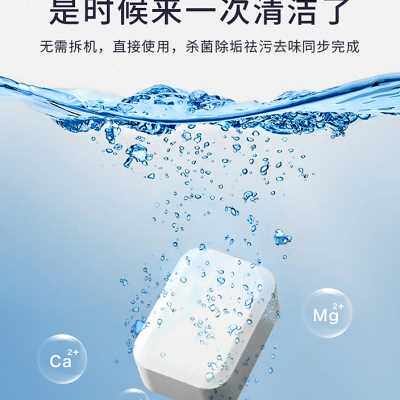 新品LARGE洗碗机机q体清洁片 机体清洗剂养护去油去水垢除异味通