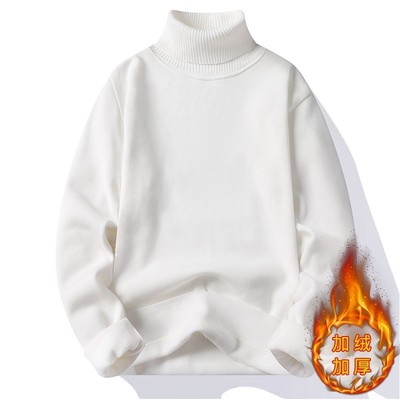 极速Korean Sweater Men Pulloxver Winter Shirts Turtleneck Si